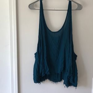 Free People teal tank  top